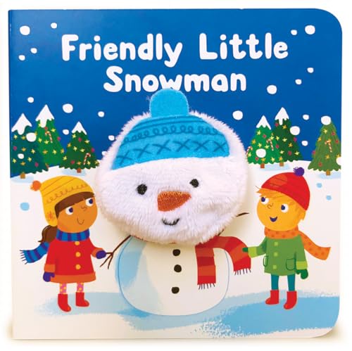 Friendly Little Snowman Finger Puppet Christmas Board Book Ages 0-4 (Finger Puppet Book)