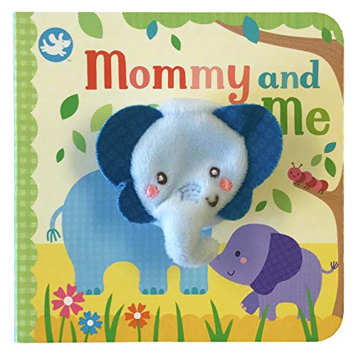 Mommy and Me Finger Puppet Board Book for babies and toddlers, new moms, baby shower or Mother