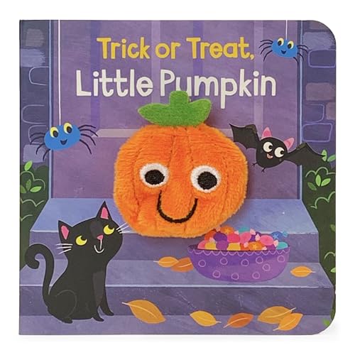 Trick Or Treat Little Pumpkin Finger Puppet Halloween Board Book Ages 0-4 (Children