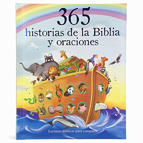 Padded Treasury Gilded - 384 Pages Ecommerce Title: 365 Historias de la Biblia y Oraciones _ 365 Bible and Prayers Padded Treasury (Spanish Language), Ages 3-8 (en español) (Spanish Edition)