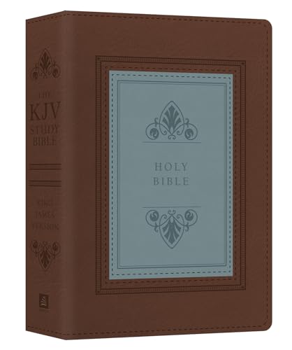 The KJV Study Bible - Large Print - Indexed [Teal Inlay] (King James Bible)