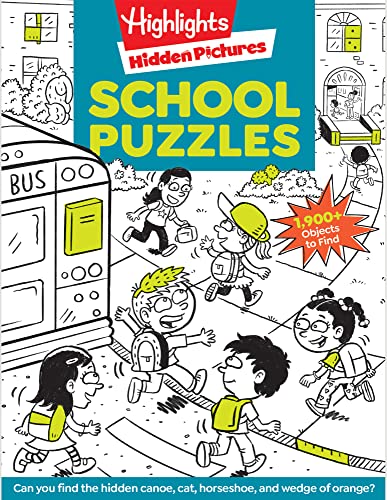 School Puzzles (Highlights Hidden Pictures)