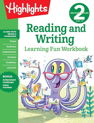 Second Grade Reading and Writing (Highlights Learning Fun Workbooks)