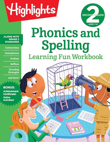 Second Grade Phonics and Spelling (Highlights Learning Fun Workbooks)