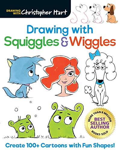 Drawing with Squiggles & Wiggles: Create 100+ Cartoons with Fun Shapes! (Christopher Hart Books for Kids)