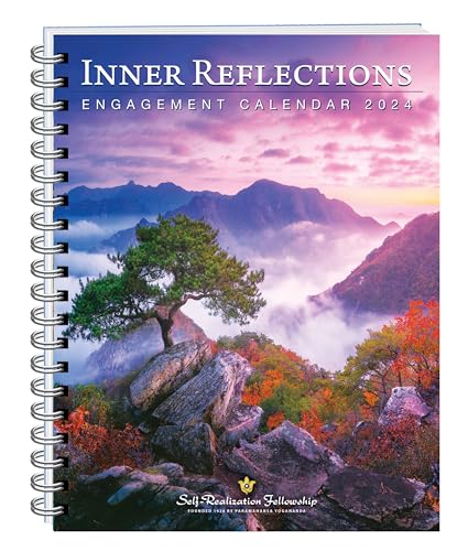 Inner Reflections 2024 Weekly Engagement Calendar, includes inspiring quotes from Paramahansa Yogananda