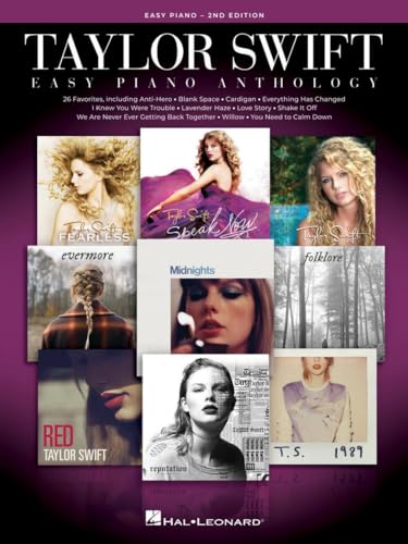 Taylor Swift Easy Piano Anthology - 2nd Edition: Easy-Level Song Arrangements with Lyrics