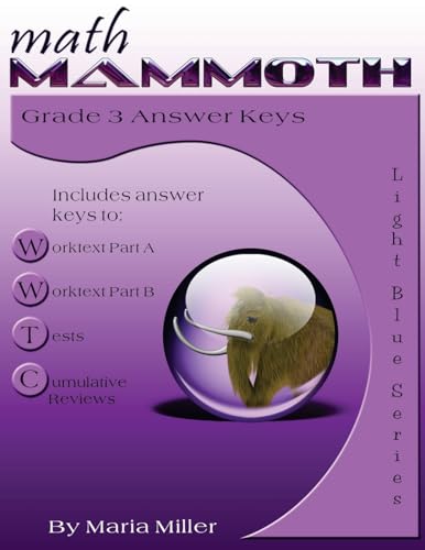 Math Mammoth Grade 3 Answer Keys