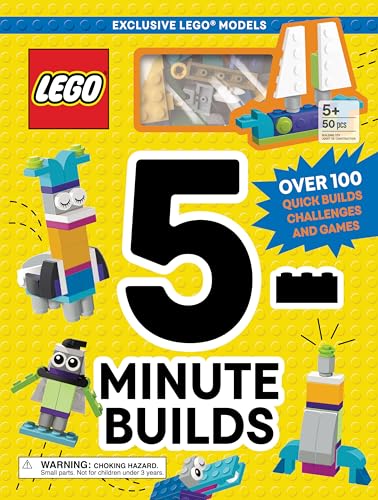 LEGO® Books. 5-Minute Builds: 100+ Quick Model Build Ideas, Basic Brick Kit, and Awesome Activities to Inspire Imagination and Creativity!