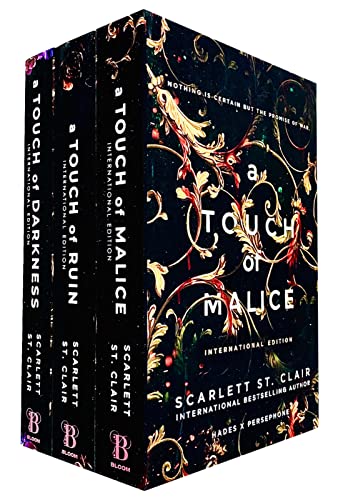 Hades X Persephone 3 Books Collection Set By Scarlett St. Clair(A Touch of Darkness, A Touch of Ruin & A Touch of Malice)