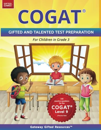 COGAT Test Prep Grade 3 Level 9: Gifted and Talented Test Preparation Book - Practice Test_Workbook for Children in Third Grade