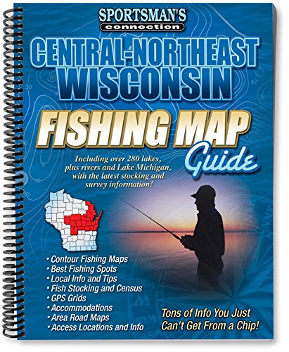 Central-Northeast Wisconsin Fishing Map Guide