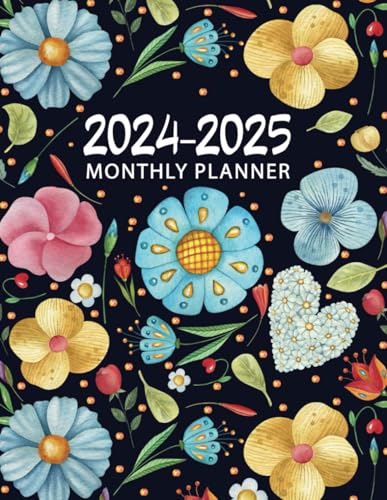 2024-2025 Monthly Planner: with Holidays and Inspirational Quotes (Two Years from January 2024 to December 2025)