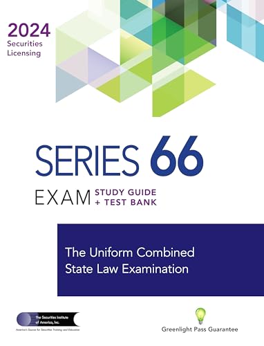 SERIES 66 EXAM STUDY GUIDE 2024+ TEST BANK