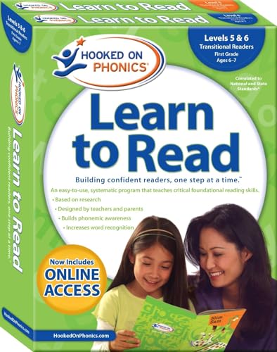 Hooked on Phonics Learn to Read - Levels 5&6 Complete: Transitional Readers (First Grade | Ages 6-7) (3) (Learn to Read Complete Sets)