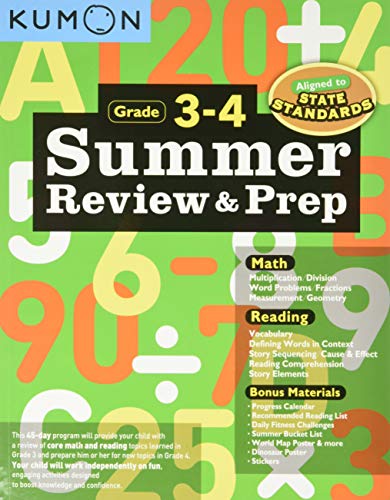 Kumon Summer Review & Prep Grades 3-4