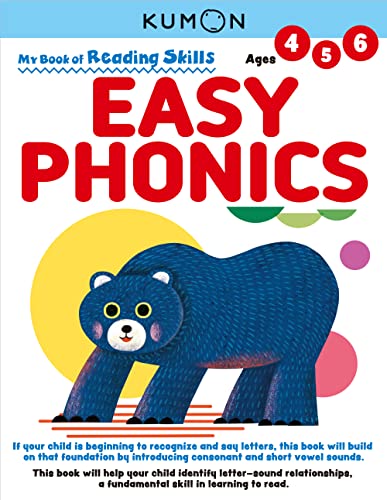 Kumon My Book of Reading Skills: Easy Phonics (Reading Skills), Ages 4-6, 96 pages (My Book of Reading Skills) (My Book of Reading Skills; Ages 4,5,6)