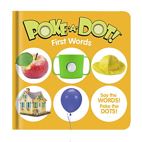 Melissa & Doug Children’s Book – Poke-a-Dot: First Words (Board Book with Buttons to Pop)