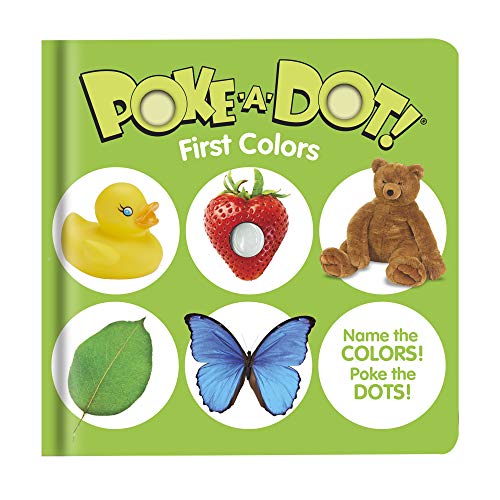 Melissa & Doug Children’s Book – Poke-a-Dot: First Colors (Board Book with Buttons to Pop)