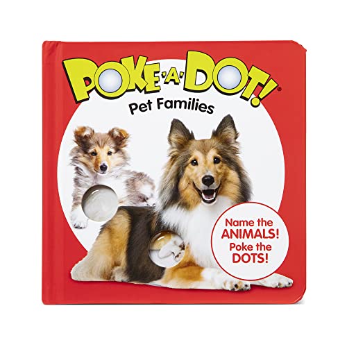 Melissa & Doug Children’s Book – Poke-a-Dot: Pet Families (Board Book with Buttons to Pop)