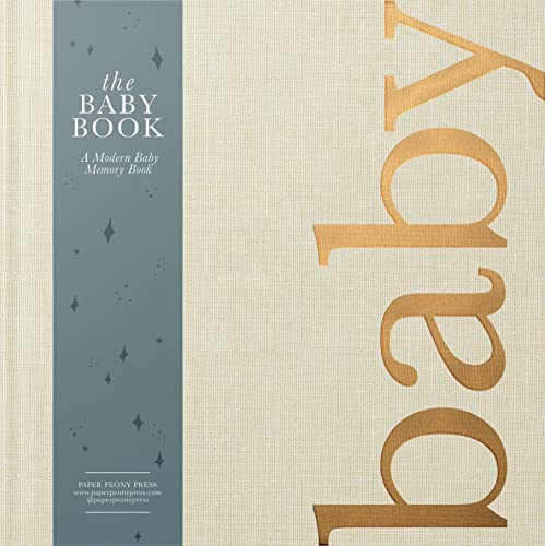 The Baby Memory Book: Beautiful Modern Baby Book and Scrapbook for Baby