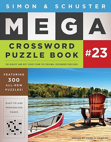 Simon & Schuster Mega Crossword Puzzle Book #23 (23) (S&S Mega Crossword Puzzles)