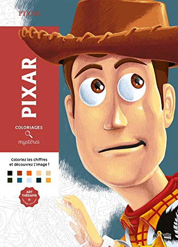 Pixar - 100 dessins à révéler [ Adult coloring book ] (French Edition)