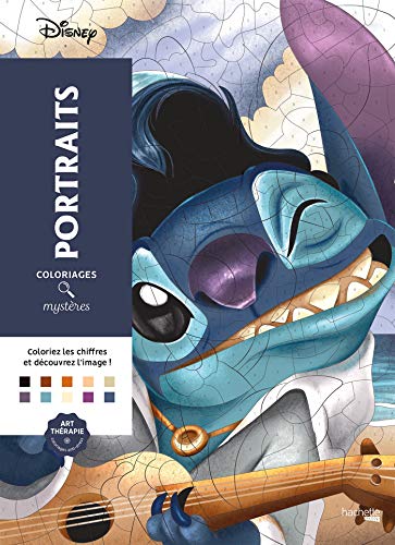 Coloriages mystères Disney - Portraits (trompe l