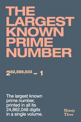 The largest known prime number