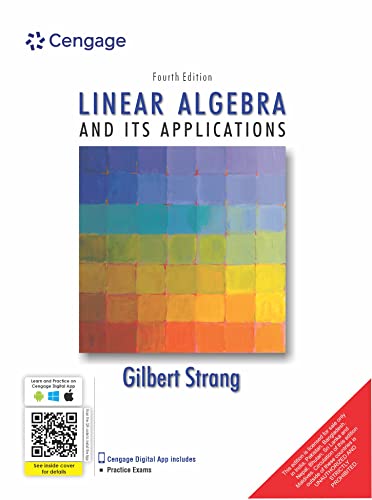 Cengage Learning India Linear Algebra And Its Applications, 4Th Edition, India Edition
