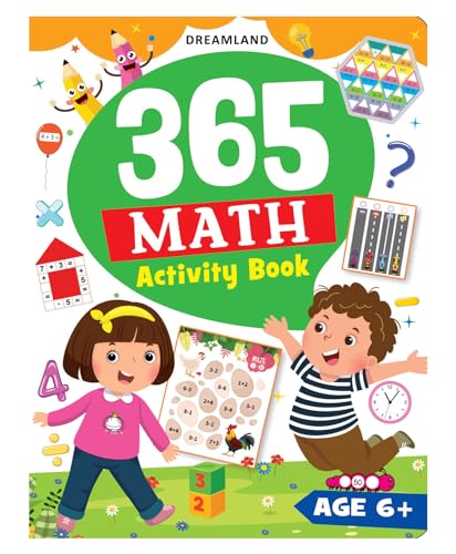 365 Maths Activity Book for Kids Age 6-8 years With Interactive Activities and Math Exercises for Children