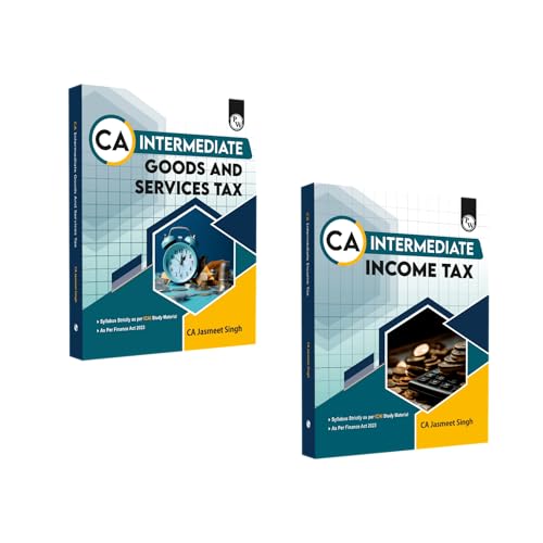 PW CA Intermediate Group 1 Income Tax, Goods and Services Tax Combo Set of 2 Books Latest Syllabus | Applicable for November 2024 Exam Onwards