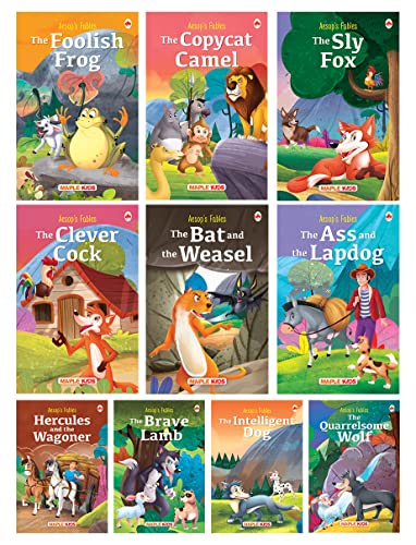 Story Book for Kids (Set of 10 Books) - Aesop