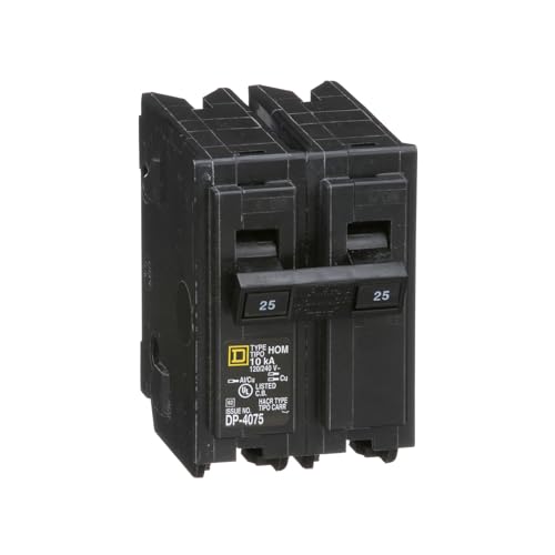 Square D - HOM225CP 25a 2p Plug-On Circuit Breaker