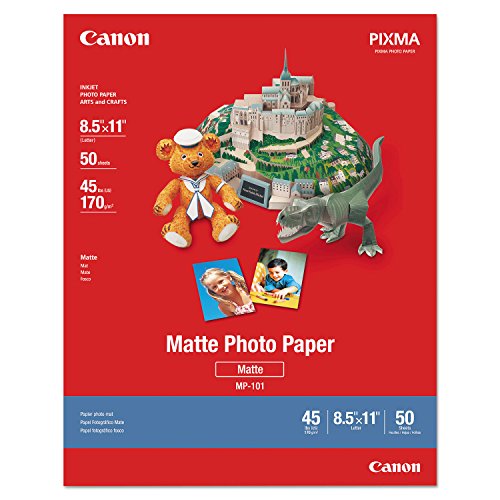 Canon 7981A004 Photo Paper Plus, Matte, 8-1_2 x 11 (Pack of 50 Sheets)