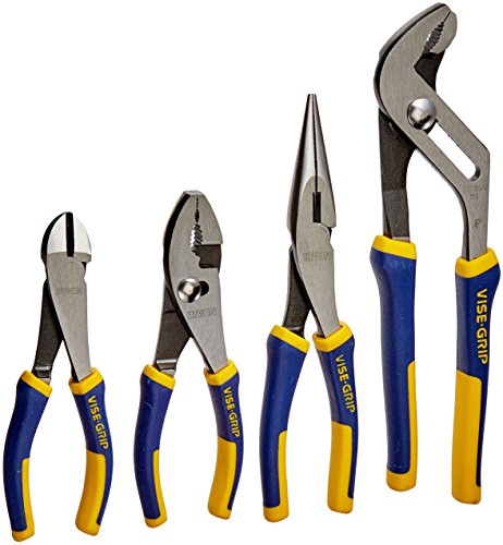 IRWIN VISE-GRIP Pliers Set, 4-Piece (2078707), Blue