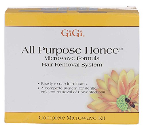 GiGi All Purpose Honee Microwave Kit for Hair Waxing_Hair Removal – Complete Hair Removal System