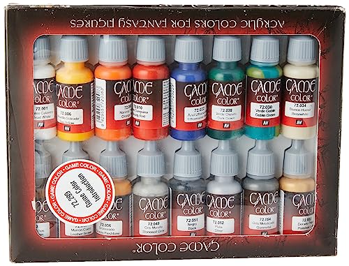 Acylicos Vallejo - 72299 - Acrylic 16 Colors for Fantasy Figures