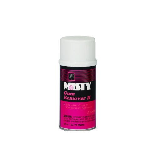 MISTY Gum_Candle Wax Remover, Aerosol, 6 oz, Refrigerant, For Nonporous Surfaces AAEA18312