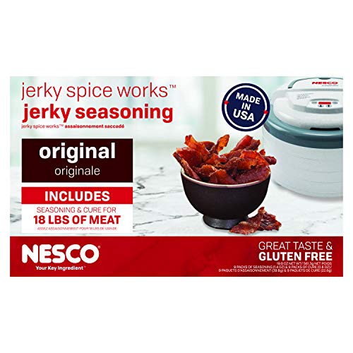 Nesco BJ-18, Jerky Spice Works, Original Flavor, 9 count, Beige|beige, 19.8 Ounce (Pack of 1)