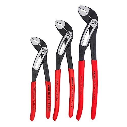 KNIPEX - 00 20 07 US1 Tools - 3 Piece Alligator Pliers Set (7, 10, & 12) (002007US1)