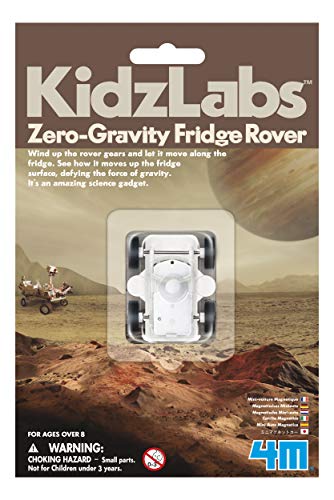 4M Kidzlabs Zero Gravity Fridge Rover - Magnetic Science Moon Landing, Mars Planet - STEM Toys Educational Gift for Kids & Teens, Girls & Boys