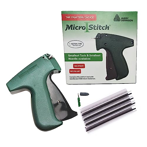 MicroStitch Tagging Gun Kit – includes 1 Needle, 480 Black Fasteners & 600 White Fasteners (Starter Kit)