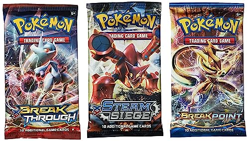 Pokemon TCG: 3 Booster Packs – 30 Cards Total| Value Pack includes 3 Booster Packs of Random Cards | 100zz Authentic Branded Pokemon Expansion Packs | Random Chance at Rares & Holofoils