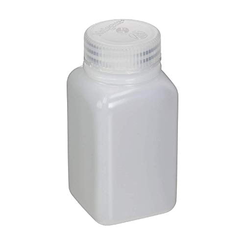 Nalgene 562114-0002 2oz Wide-Mouth Square Bottle, HDPE, Multi