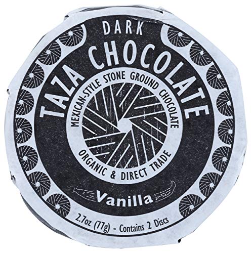 Taza Chocolate Organic Mexicano Disc 50zz Dark Chocolate, Vanilla, 2.7 Ounce (1 Count), Vegan