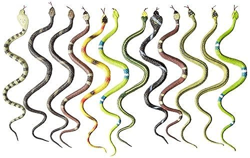 Rhode Island Novelty 14" Rain Forest Snakes | Assorted Designs | Set of 12