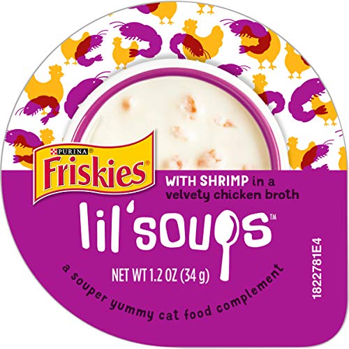 Purina Friskies Natural, Grain Free Wet Cat Food Lickable Cat Treats, Lil