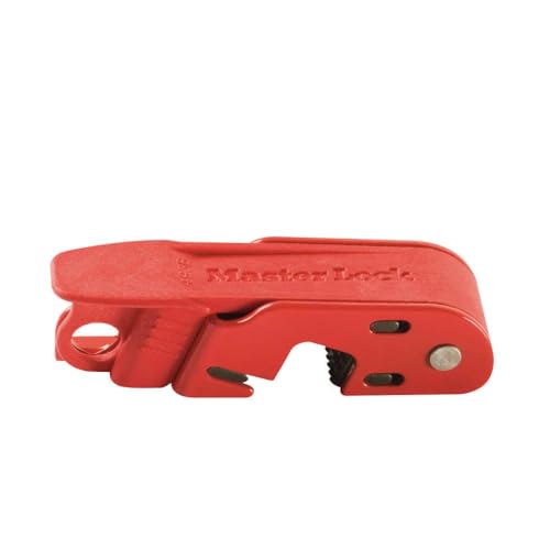 Master Lock Circuit Breaker Lockout, Tagout Breaker Box Lock for Standard Single and Double Toggles, 493B, 1 Count (Pack of 1)