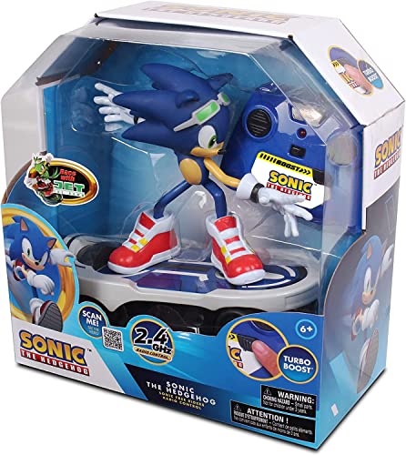 NKOK Sonic NKOK Free Rider R_C, Turbo Boost Feature: Goes from Fast to Super-Fast, Allows Children to Pretend to Drive and Have Fun at The Same Time, for Ages 6 and up